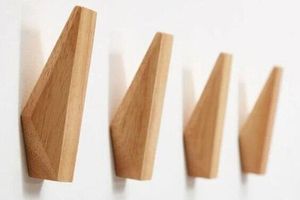 Extra Large Wooden Coat <b>Hook</b> <b>Rail</b> - Product Image 3