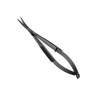 Micro-ciseaux pour manucure et beauté, fabrication directe du fabricant, en acier inoxydable avec pointe acérée pour la coupe droite des cuticules et du maquillage - Product Image 1
