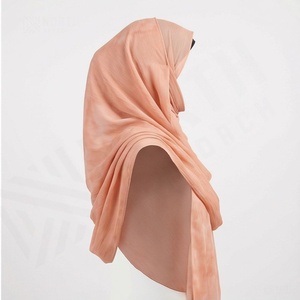 Écharpe Châle Premium en Coton et Rayonne Imprimée Tie-Dye Aquarelle Respirante Légère et Douce pour Femmes Musulmanes – Nouvelle Collection Tendance - Product Image 3