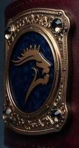 Ceinture en métal Champ King avec boucle en laiton, style vintage, sangle en cuir décorative - Product Image 4