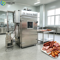 Four à poulet avec fumoir, four commercial à fumer la viande, four à fumer avec fonction cuisson et maintien au chaud