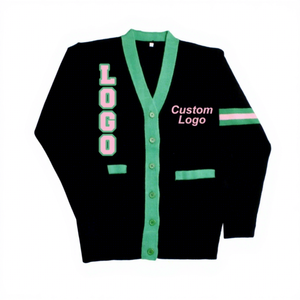 Crea tu Propio Cárdigan de Punto con Cuello en V de Alta Calidad Personalizado con el Logotipo de tu Hermandad/Fraternidad/Escuela/Universidad - Product Image 1
