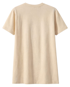 T-shirt en jean avec appliqué papillon pour femme, col rond en coton, manches courtes, décontracté, haut d'été, patchwork effiloché, graphique, logo personnalisé - Product Image 5