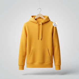 Sudadera con Capucha para Hombre, Corte Regular, Color Sólido, Invierno, de la Mejor Calidad, con Logotipo Personalizado Impreso, Forro Polar Transpirable de Secado Rápido - Product Image 1