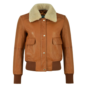 Smart Range Leather Womens Genuine Lambskin Napa Leather <b>Biker</b> <b>Jacket</b> Regular Zipper Closure RAF Style <b>Jacket</b> Wholesale - Product Image 1