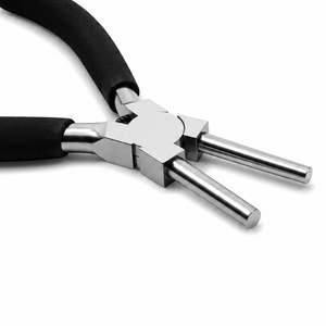 Pince à former des anneaux à ressort multi-barils professionnelle, poignée noire, outil de fabrication de bijoux en acier inoxydable, façonnage de boucles, bricolage - Product Image 2