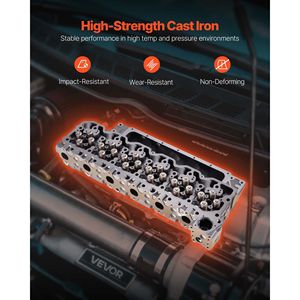 2007-2018 pour Dodge pour Cummins 6.7L Compatible Ensemble complet de culasse de moteur de remplacement pour Dodge pour Ram 2500 3500 4 - Product Image 4