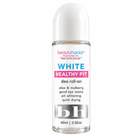 Beautyhacks White Healthy Pit Deo Roll-On 60ml Blanchissant Aloe Vera Mûrier Soin Corporel