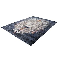 Karpet Rajut Tangan Motif Singa dari Wol, Karpet Buatan Tangan Berbulu Pendek untuk Ruang Tamu, Kamar Tidur, Ruang Makan