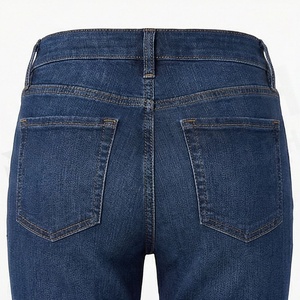 Shorts de Mezclilla Elásticos de Cintura Alta con Lavado Ácido, Largura hasta la Rodilla, Jeans Rotos para Mujer, Ropa Casual de Verano, Estilo Urbano y Moderno - Product Image 5
