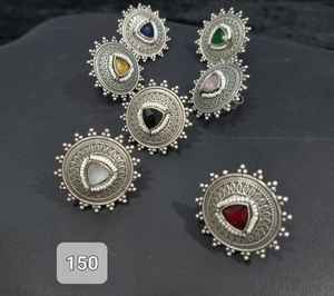 Bijoux de bague oxydés à la mode pour femmes Bague de déclaration de style Boho et ethnique pour toutes les occasions - Product Image 3