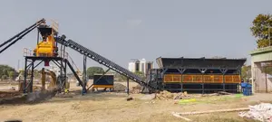 Planta Mezcladora de Concreto Automática de Calidad Profesional con Silos de Almacenamiento, Máquina para Construcción de Carreteras - Product Image 6