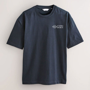 T-shirt Homme Respirant Écologique 100% Coton Design Épuré Tissu Extensible Coupe Classique Motif Uni Lavé Parfait pour l'Été - Product Image 1