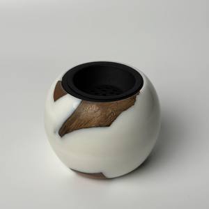 Porte-encens en résine et bois, brûleur de bakhoor, best-seller, luxe - design unique et haut de gamme - Product Image 1