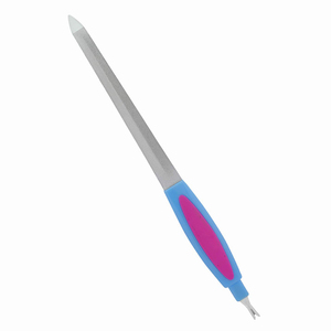 Plastic Handle Nail Buffer Sanding Polishing Manicure Nail <b>Files</b> <b>Paper</b> Sand Buffer Double-Sided Nail <b>File</b> and Buffer - Product Image 2