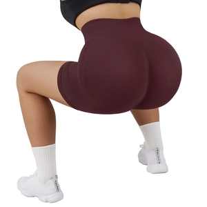 Shorts de sport taille haute sans coutures pour femme, effet froncé fessier, pour la gym et le fitness - Product Image 6