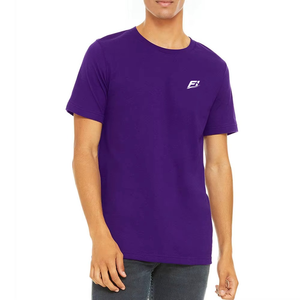T-shirts OEM pour hommes 100 % coton, manches courtes, col rond, décontractés, unis, tissu doux, impression personnalisée, fournisseur de mode urbaine - Product Image 1