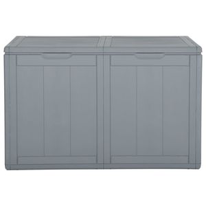 Caja de Almacenamiento Grande de Polipropileno Gris para Jardín - Product Image 3