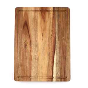 Ensemble de planches à servir en bois d'acacia avec poignée, planche à fromage en bois, plateau à pain, plateau à charcuterie, planches à servir pour la cuisine - Product Image 3