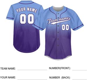 Maillots de baseball personnalisés pour hommes, haute qualité, coutures soignées, respirants, séchage rapide, uniformes de baseball à boutons - Product Image 4