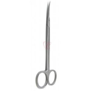 กรรไกรผ่าตัดรุ่น Rootcare Surgical Kelly Scissor ด้ามจับสีทอง คุณภาพระดับมืออาชีพ ได้รับการรับรองมาตรฐาน CE  พร้อมบริการสกรีนโลโก้ ชุดอุปกรณ์ผ่าตัดสำหรับโรงพยาบาล ใช้สำหรับการผ่าตัดทางทันตกรรม - Product Image 3