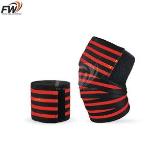 ผ้าพันเข่า OEM สำหรับฟิตเนส ยกน้ำหนัก สายรัดเข่าแบบยืดหยุ่น สำหรับสควอท ผ้าพันเข่าแบบหนาพิเศษ ดีไซน์ใหม่ - Product Image 6