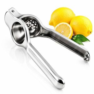 Presse-citron en acier inoxydable, presse-agrumes manuelle robuste, résistante à la rouille, presse-citron vert avec ouvre-bouteille - Product Image 1