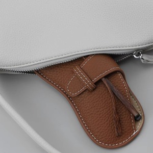 Étui à lunettes en cuir véritable léger et classique de luxe, résistant aux rayures, fourniture professionnelle B2B LGC-0085 - Product Image 6