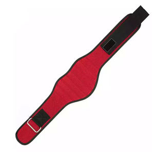 Cinturones de Levantamiento de Pesas de Neopreno Rojo con Malla, Antideslizantes, Ligeros, Transpirables y Resistentes para Soporte de Core, Gimnasio y Entrenamiento Físico - Product Image 3