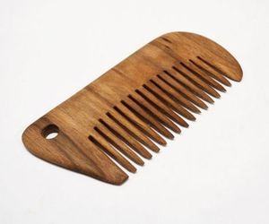 หวีไม้ซี่กว้าง หวีสำหรับผมหนาและยาว ป้องกันไฟฟ้าสถิต นวดหนังศีรษะ - Product Image 1