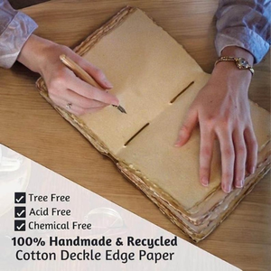 สมุดบันทึกหนังแท้สไตล์โกธิค ทำมือ สมุดคาถา 400 หน้า รูปหัวใจกายวิภาคศาสตร์ สำหรับเวทมนตร์ โหราศาสตร์ ไพ่ทาโรต์ สมุดบันทึกขอบฉีก - Product Image 6