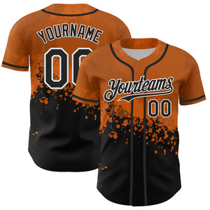 Maillot de baseball en polyester et coton de haute qualité avec logo personnalisé, vêtements d'équipe en gros, maillots de baseball légers à séchage rapide - Product Image 5