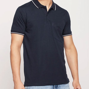 เสื้อโปโลแขนสั้นแบบเรียบง่าย น้ำหนักเบา สวมใส่สบาย ขายดี ดีไซน์ใหม่ รับทำโลโก้ สีพื้น ระบายอากาศได้ดี - Product Image 3