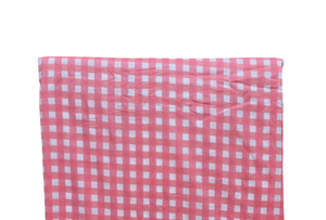 Tela de Algodón a Cuadros Rosa y Blanca para Vestidos, Kurtis, Camisas, Manualidades, Costura y Decoración del Hogar, Tela de Algodón para Vestidos de Mujer - Product Image 1
