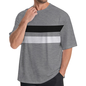Camiseta Oversize de Alta Calidad para Hombre, Estilo Urbano, Algodón Grueso, Corte Holgado, Hombros Caídos, Casual, Verano, Manga Corta, Camisetas Modernas - Product Image 5