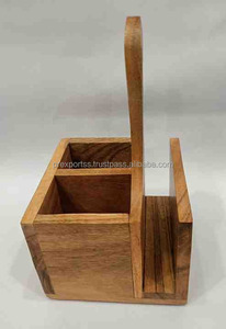 <b>High</b> Demand Wooden <b>Kitchen</b> Ware Cutlery Holder <b>Table</b> Decorative Box Accessory - Product Image 2
