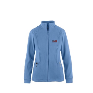 Blouse de travail médicale chirurgicale à usage hospitalier, unisexe, avec deux poches, fermeture éclair sur le devant, en tissu en spandex/polyester peigné, avec détection d'aiguilles - Product Image 1