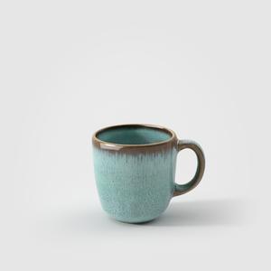 Taza de Café de Cerámica con Esmalte Reactivo Degradado, Diseño de Cuerpo Ancho, Asa de Agarre Firme, Retención de Calor Superior para Uso Diario - Product Image 6