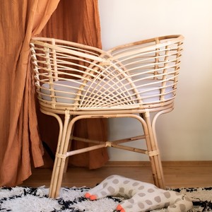 Proveedor de muebles para guardería, cuna de ratán en venta, varios tamaños, suministro de cunas naturales. - Product Image 5