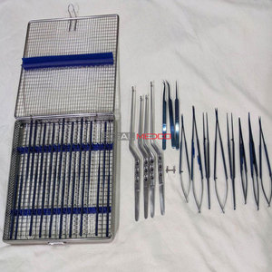 Ensemble d'instruments micro-dissecteurs neurochirurgicaux manuels en acier inoxydable de haute qualité et de précision, marque SIGAL MEDCO, certifiés CE, pour le cerveau - Product Image 5