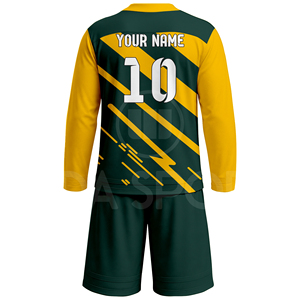 Ensemble d'uniformes de hockey sur glace personnalisés, maillot et pantalon sublimés, respirants, avec nom du joueur, couleur unie, pour l'équipe USA, fournisseur OEM, usine - Product Image 3