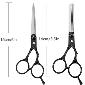 Kit de Tijeras de Peluquería de Acero Inoxidable, Juego de Tijeras para Cortar Cabello con Accesorios, Tijeras Profesionales para Cortar Cabello - Product Image 4
