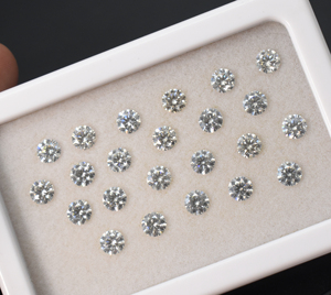 เพชรโมอิสซาไนต์ทรงกลมขนาดเต็ม 3.20 มม. ถึง 5 มม. ทรงกลมเมลี่ ทรงแฟนซี ทรงเพียวคัท คุณภาพสูง GRA เพชรโมอิสซาไนต์แบบเม็ดเดี่ยว - Product Image 6