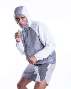 OEM <b>Wind</b> <b>Breaker</b> Sets Windproof Men Polyester Nylon Windbreaker Short Tracksuit Zipper Jackets and Shorts Two Piece Set - Product Image 3