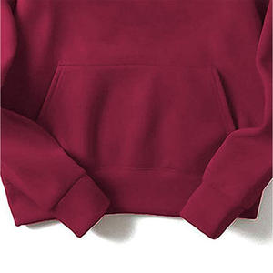 Sweat-shirt à capuche bordeaux de haute qualité, unisexe, pull-over vierge, vente en gros d'usine, vêtements personnalisés - Product Image 4