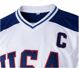 Camisetas de Hockey sobre Hielo de Equipos Americanos, Personalizadas con Bordado, Uniforme de Hockey sobre Hielo para Hombre, Camiseta de Hockey Personalizada 100% Poliéster - Product Image 6