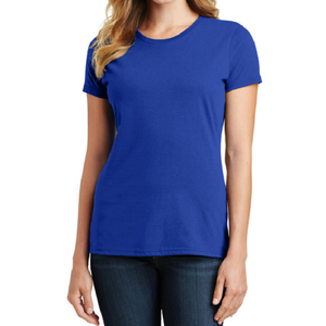Camiseta de Manga Corta con Cuello Redondo de Algodón para Mujer, de Alta Calidad, Peso Pesado, Informal, Ecológica, con Logotipo Personalizado, Varias Tallas - Product Image 3