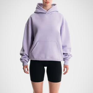 Sweat-shirt à capuche unisexe en molleton épais, coupe oversize, épaules tombantes, personnalisable, streetwear, OEM ODM - Product Image 4