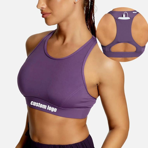Vente en gros de tenues de sport personnalisées pour femmes, ensembles de yoga et de fitness, soutien-gorge de sport à fort impact pour femmes avec services OEM de qualité économique - Product Image 2