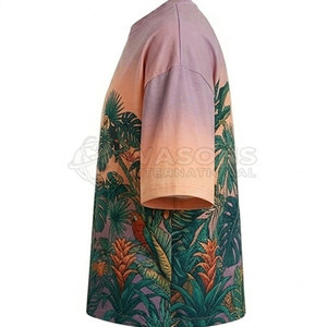 เสื้อยืดพิมพ์ลายคลาสสิกทรงโอเวอร์ไซส์สำหรับผู้ชาย ผ้าถักด้านหน้า แห้งเร็ว ระบายอากาศได้ดี ทรงหลวม สไตล์ลำลอง สตรีทแฟชั่น ใส่ได้ทุกวัน - Product Image 2